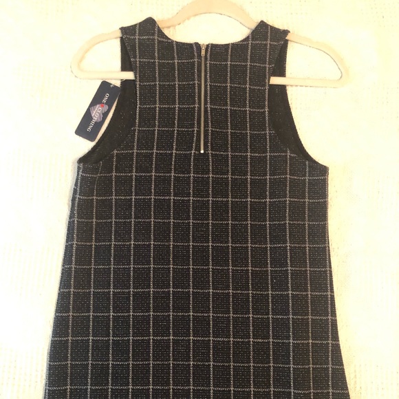 One Clothing Los Angeles Black Plaid Dress - Picture 4 of 8